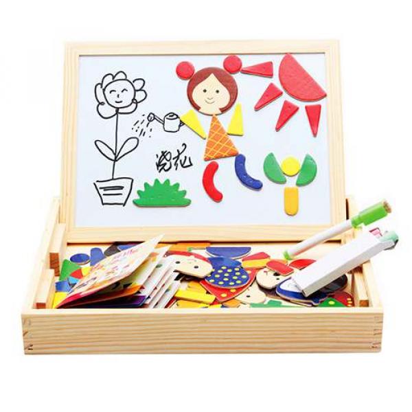 BỘ GHÉP HÌNH BẰNG GỖ NAM CHÂM HÌNH THÚ
