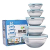 BỘ 5 BÁT THỦY TINH COOKING BOWL TRƠN 