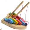 ĐỒ CHƠI CÂU CÁ BẰNG GỖ BỘ 10 CÁ SỐ  ( WINWINTOYS )